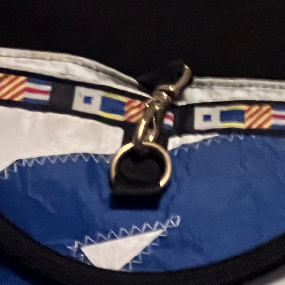 🩵Ella Vickers Sailcloth Shoulderbag💙So Chic n Fun made from up-cycled sails! - Picture 7 of 16